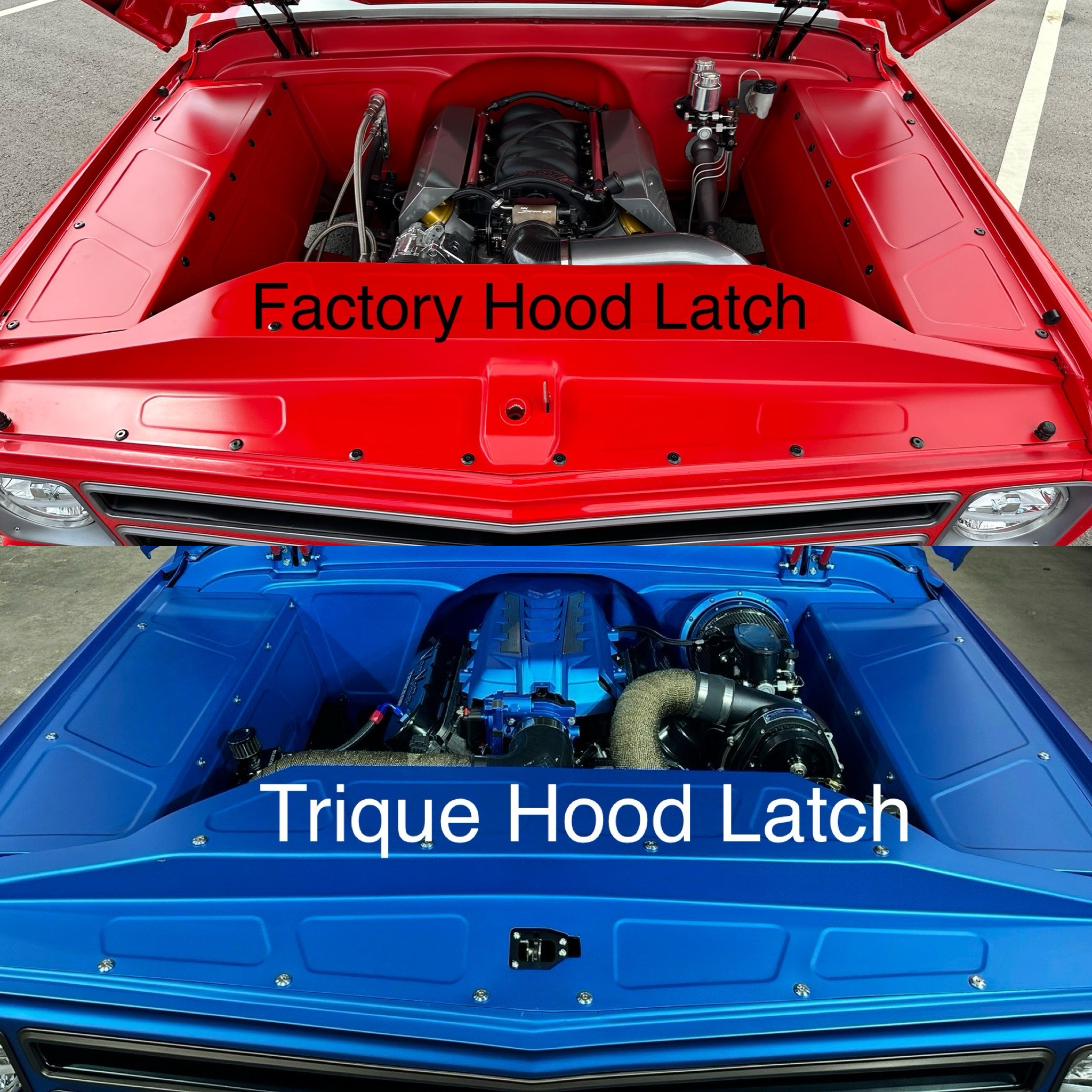 Trique Manufacturing Hood Latch - Engine Bay