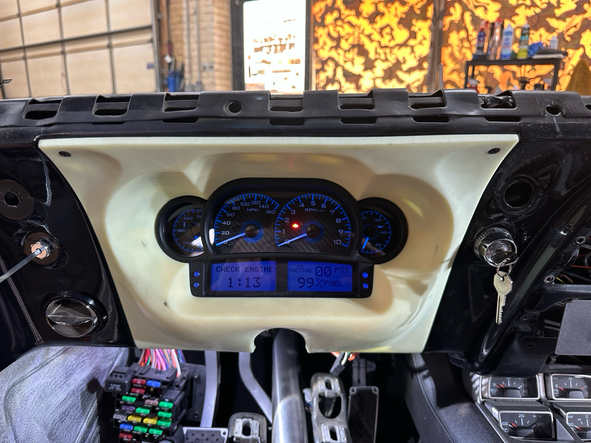 East Bay Muscle Cars Gauge Bezel for 67/68 Camaro