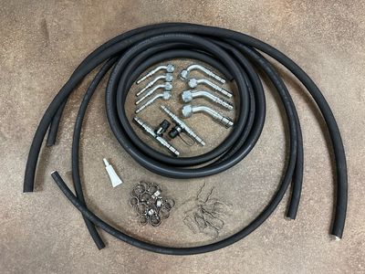 EZ Clip Hose Kit for Vintage Air in a 1967-69 Camaro/Nova -allows you to relocate the dryer