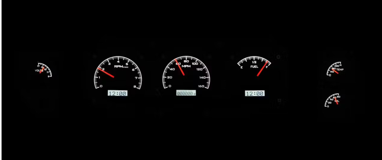 1970-72 Chevelle SS Dakota Digital VHX Gauges