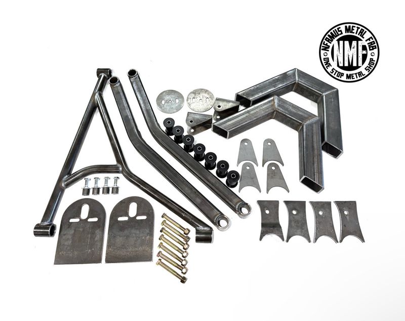 NFAMOUS Metal Fab 88-98 2500/3500 OBS 3 Link Underframe Kit With Notches