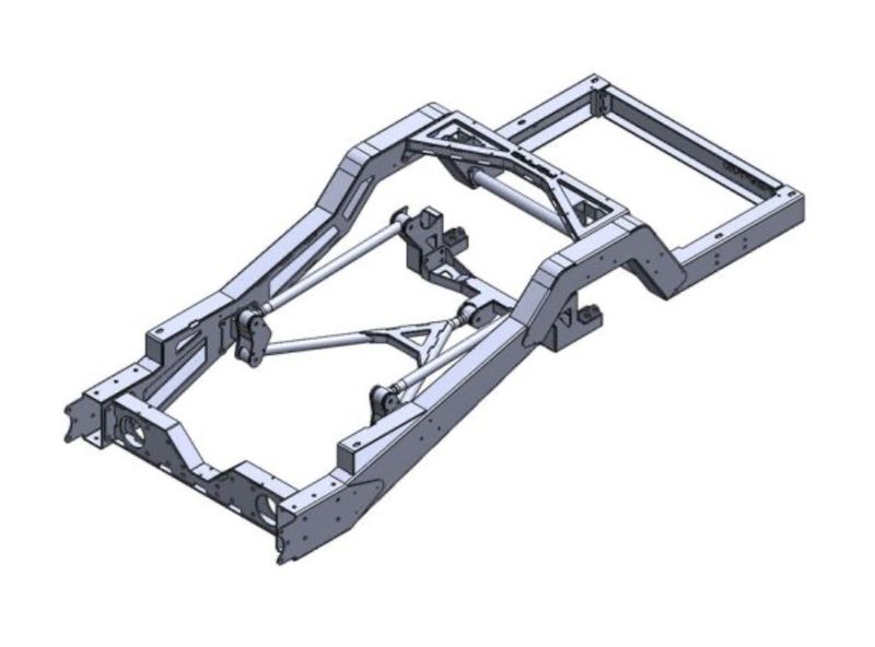 Porterbuilt 1963-72 C10 Level 2 Coil Over Back Half for 12”-15” wide wheels - Lwb to Swb conversion.