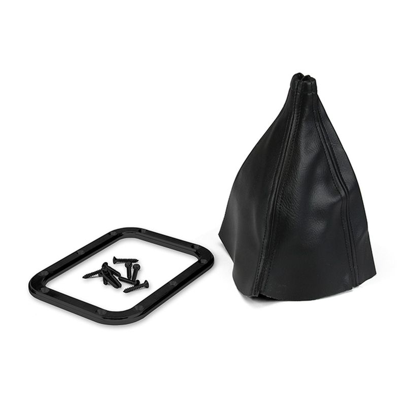 Lokar Rectangular Black Billet Shifter Boot & Trim Ring (Ships from Manufacturer)