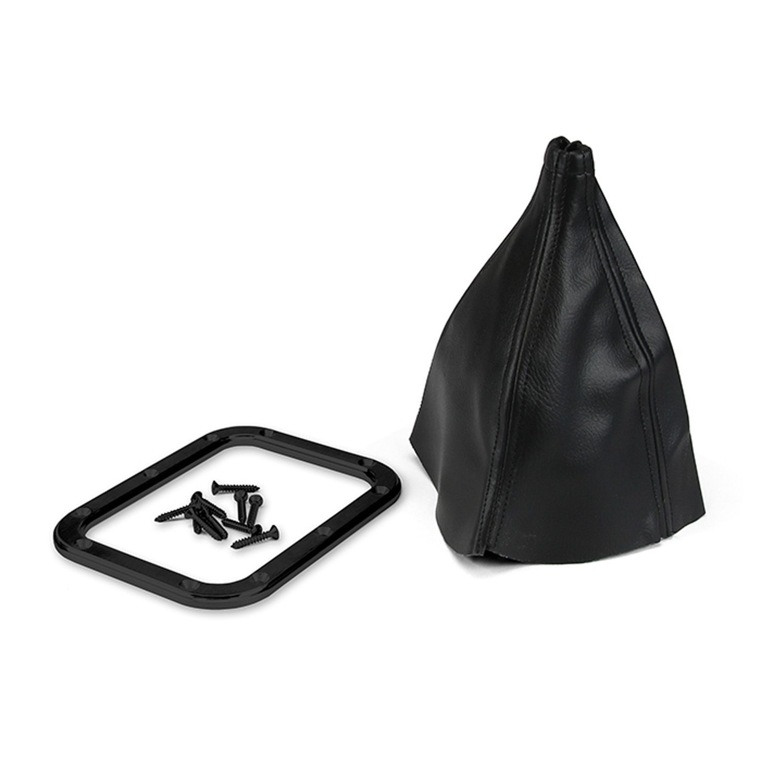 Lokar Rectangular Black Billet Shifter Boot & Trim Ring (Ships from Manufacturer) Lokar Rectangular Black Billet Shifter Boot & Trim Ring (Ships from Manufacturer)