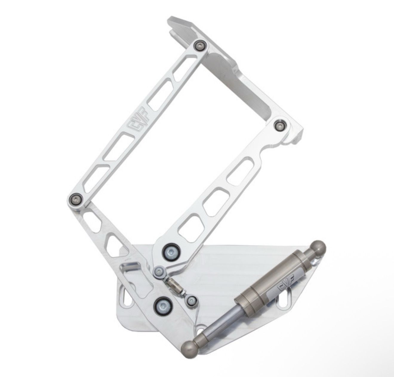 CVF Racing 1978-79 Ford Bronco Hood Hinges-Polished CVF Racing 1978-79 Ford Bronco Hood Hinges-Polished