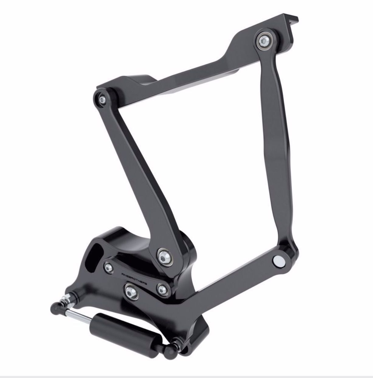 Ringbrothers 1960-60 Chevy Truck Hood Hinges-Solid Frame-Anodized Black Ringbrothers 1960-60 Chevy Truck Hood Hinges-Solid Frame-Anodized Black