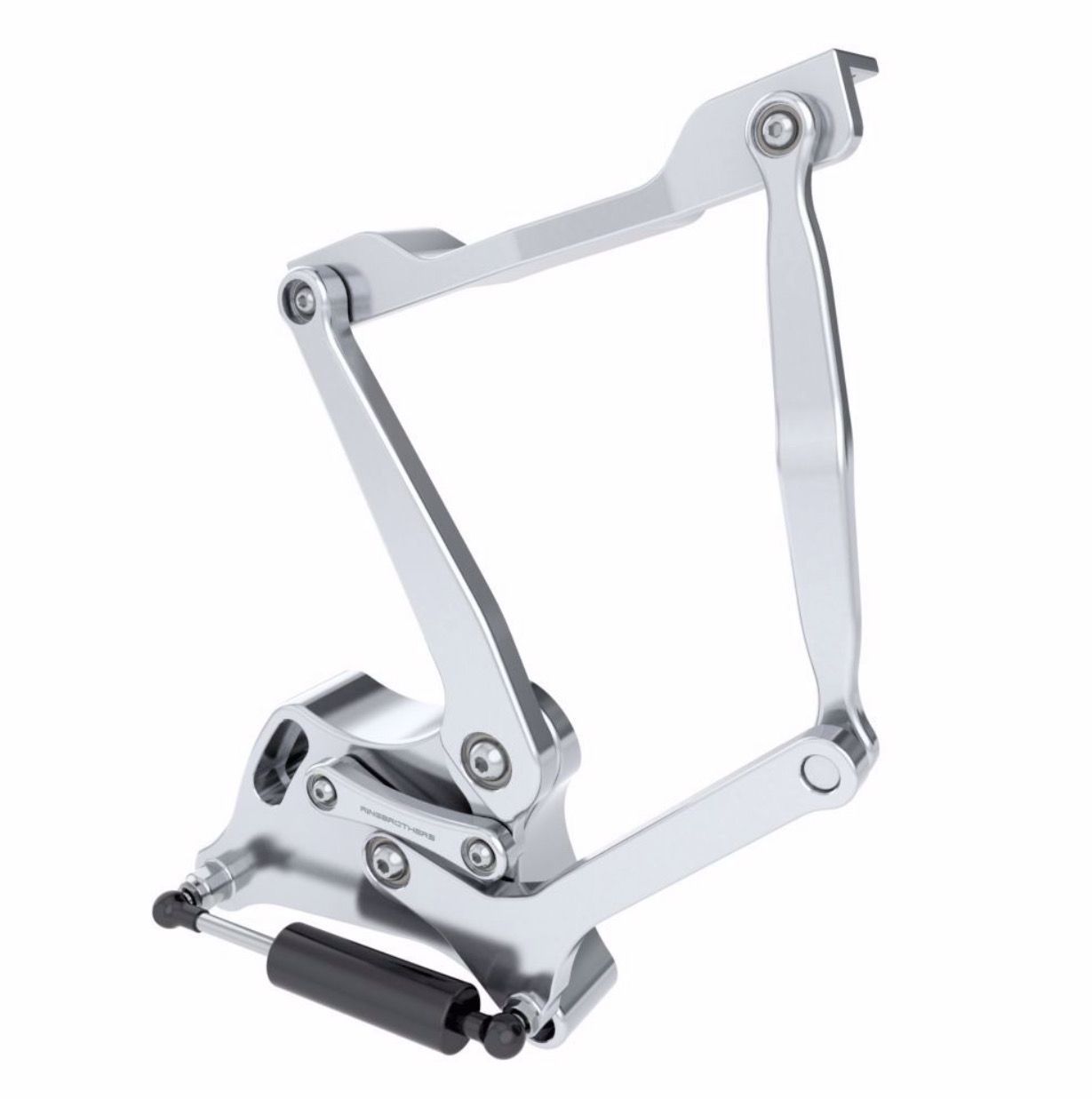 Ringbrothers 1960-66 Chevy Truck Hood Hinges-Solid Frame-Natural Finish