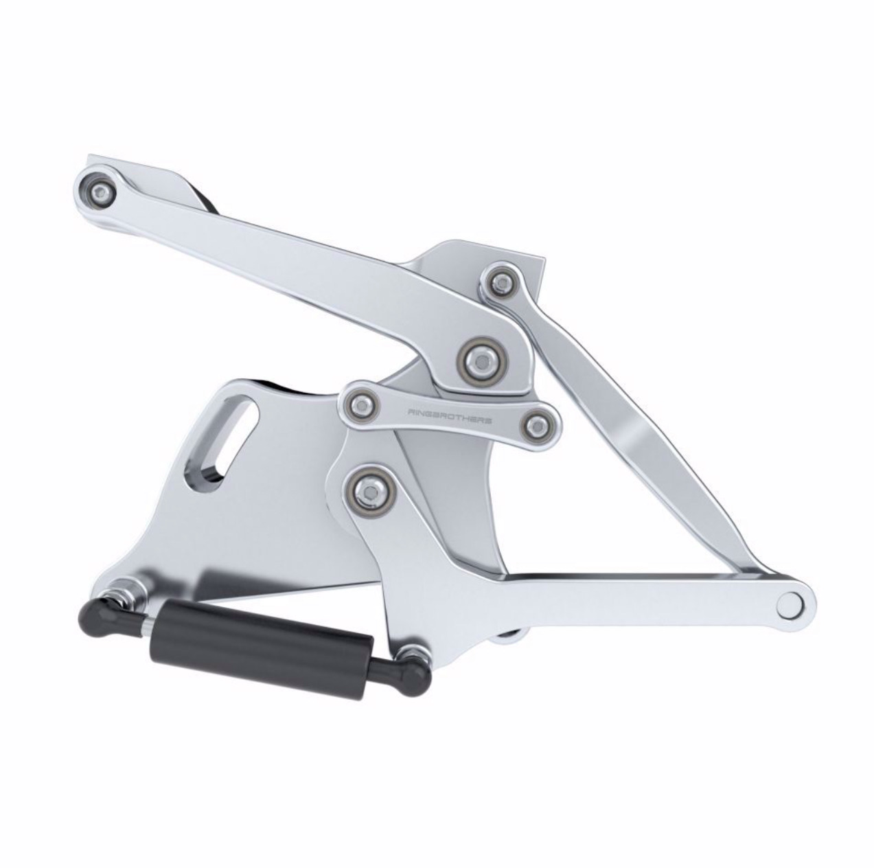 Ringbrothers 1960-66 Chevy Truck Hood Hinges-Solid Frame-Natural Finish