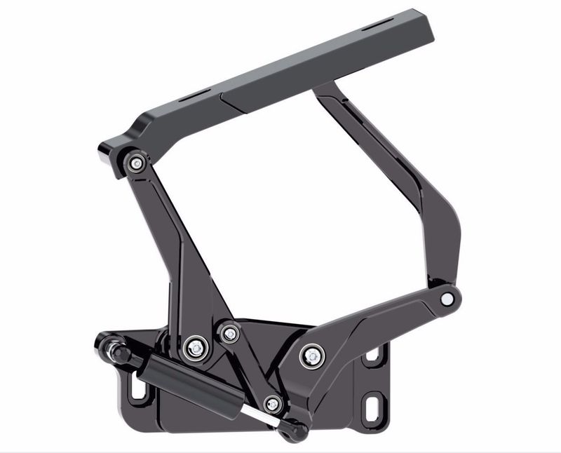 Ringbrothers 1967-72 F100 Hood Hinges-Solid-Anodized Black