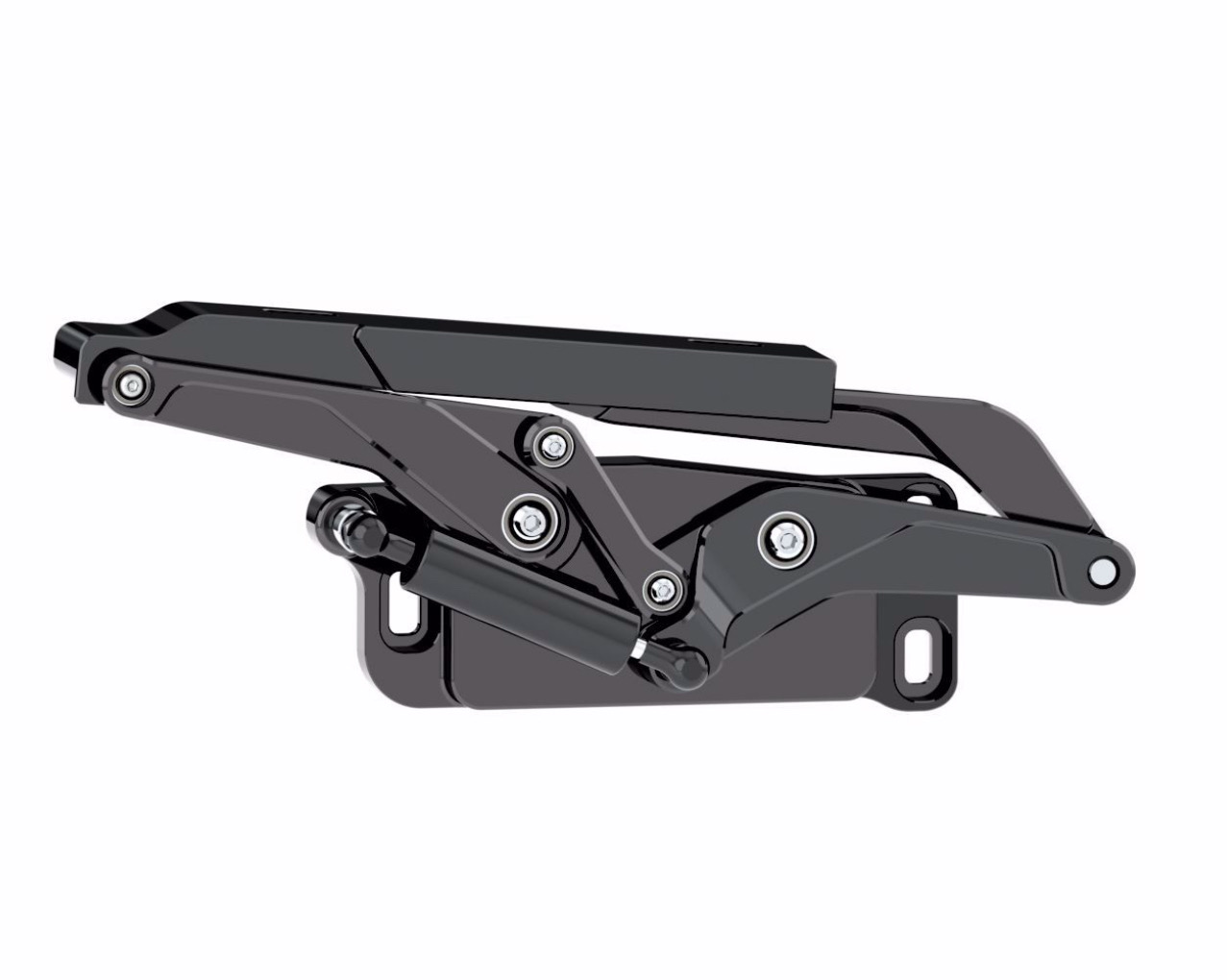 Ringbrothers 1967-72 F100 Hood Hinges-Solid-Anodized Black