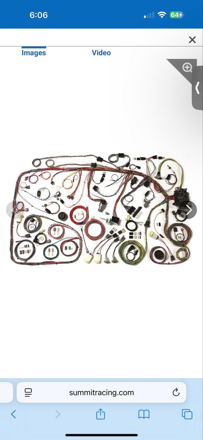 1967-72 American Autowire Body Harness 1967-72 American Autowire Body Harness