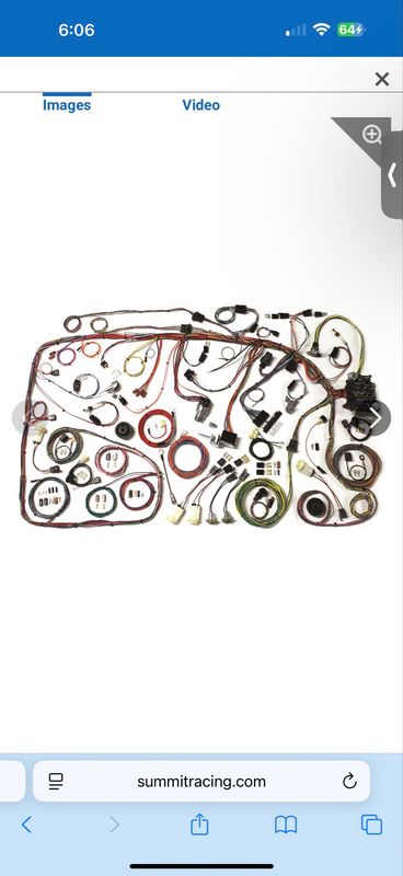 1967-72 American Autowire Body Harness