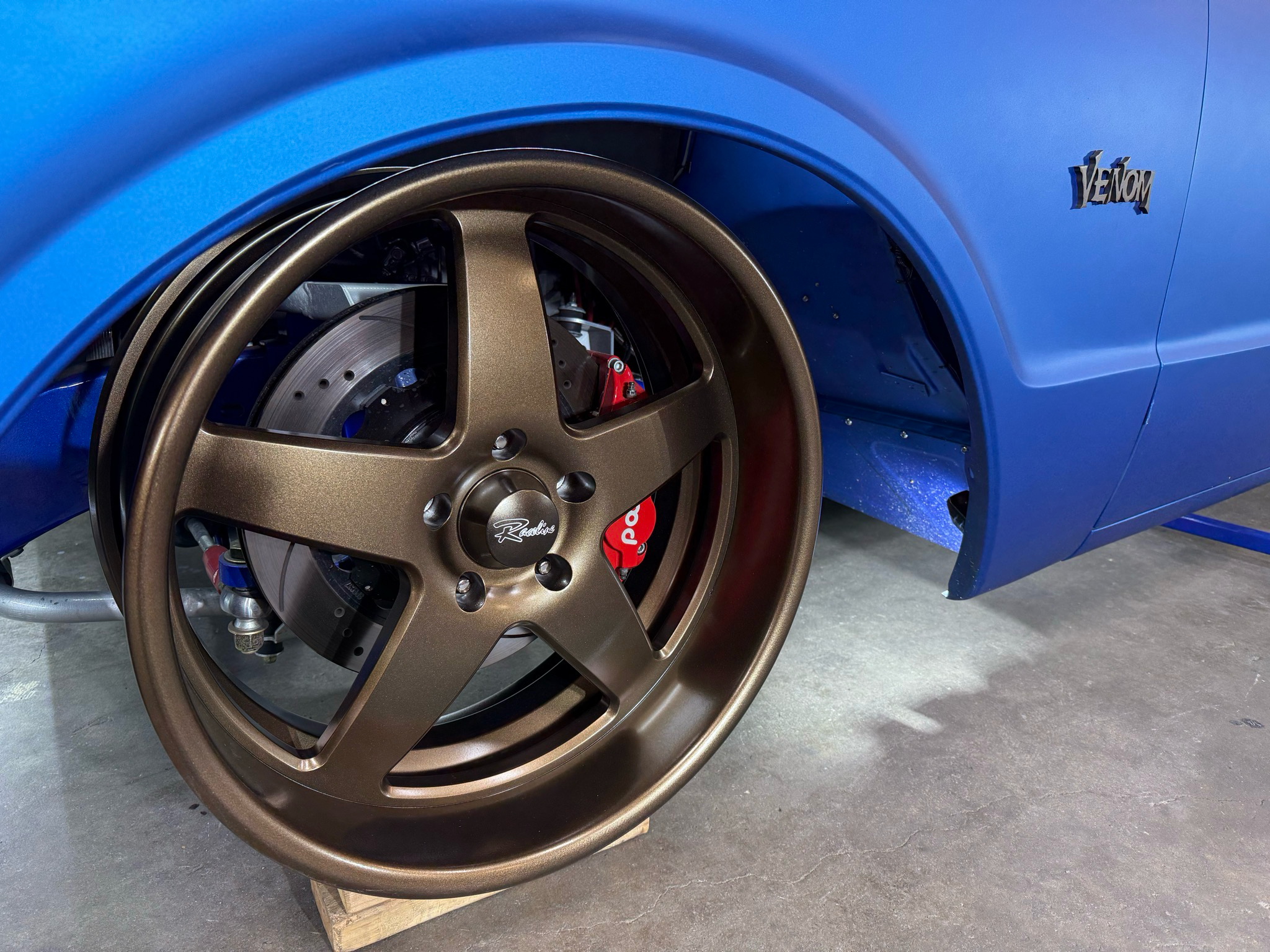 Raceline Famouse Wheels 20x9 and 20x12 Burnt Bronze Satin Finish (In stock)