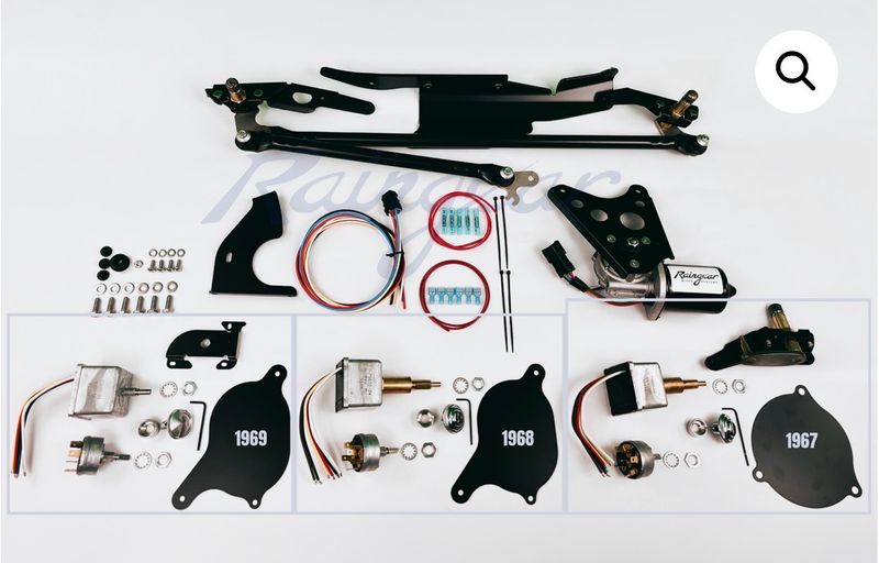 Raingear 1968-72 GTO Hidden Windshield Wiper Motor System