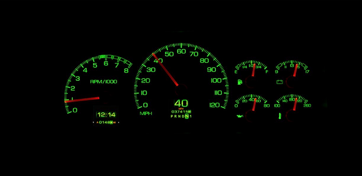 Dakota Digital RTX Gauges for 1995-2000 SUV & HD Chevy/GMC Truck