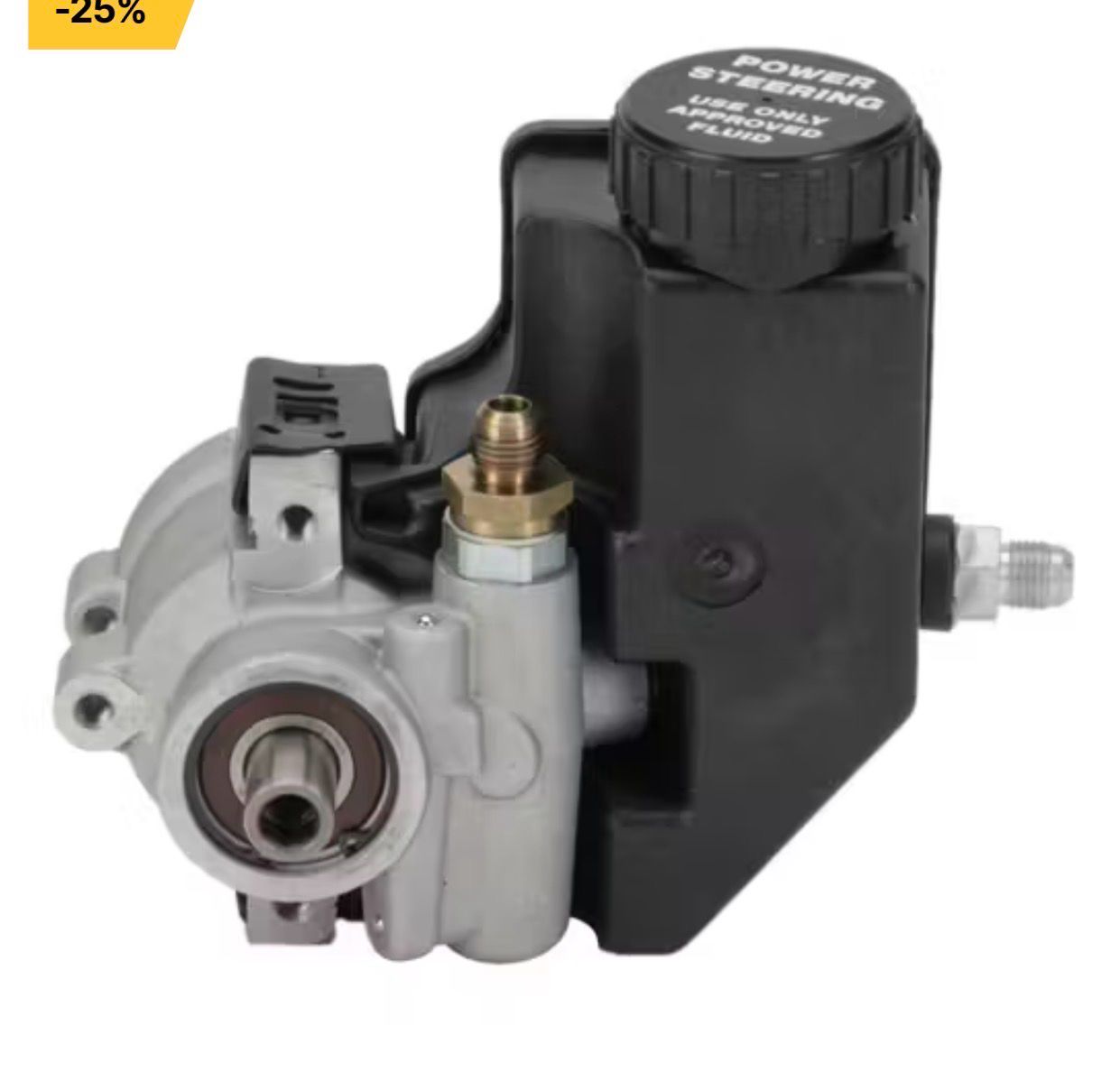 GM High flow Power Steering Pump with attached Reservoir