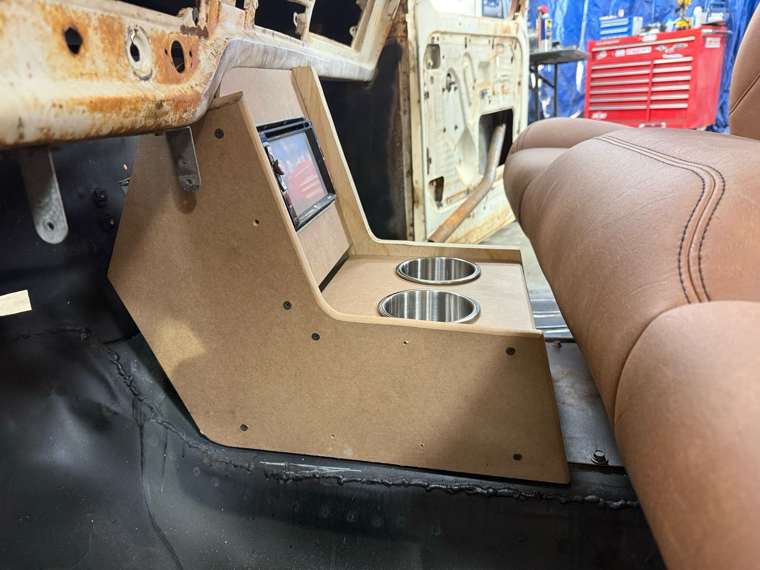 1967-72 F100 Center Console Kit for Bench Seat