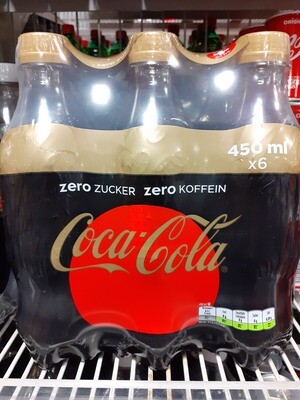 Coca Cola Zero Sans Caféine 6x45 cl