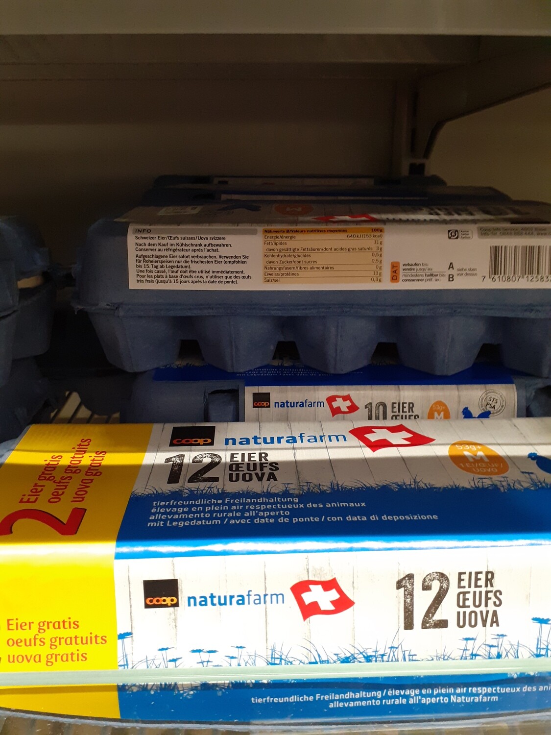 Naturafarm Oeufs 10+2pce Suisse 53 g