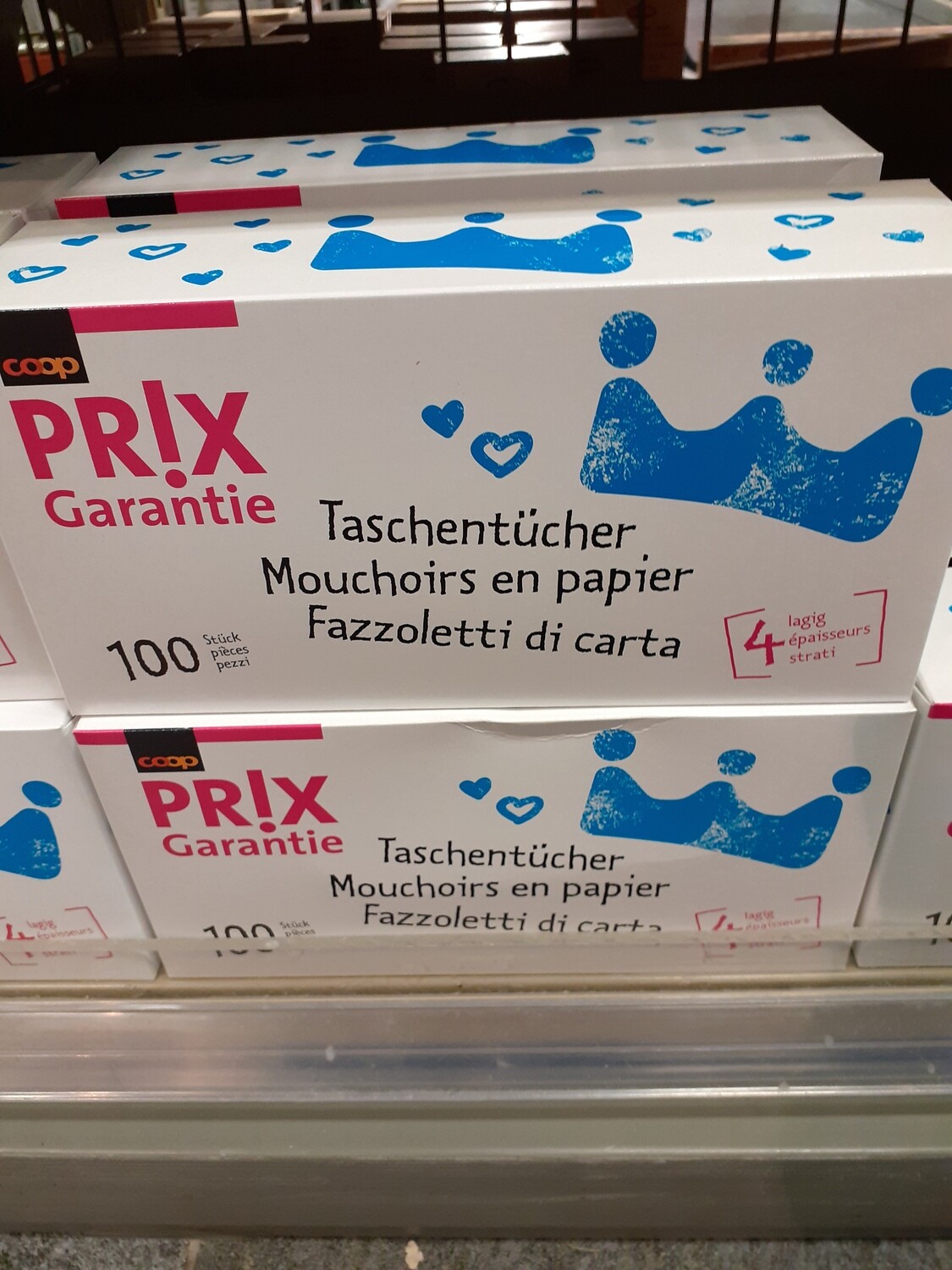 Mouchoirs en Papier 1xBox 100PCE
