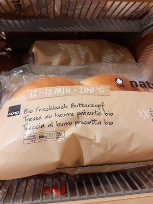 Bio Tresse au Beurre Précuite 1x415g