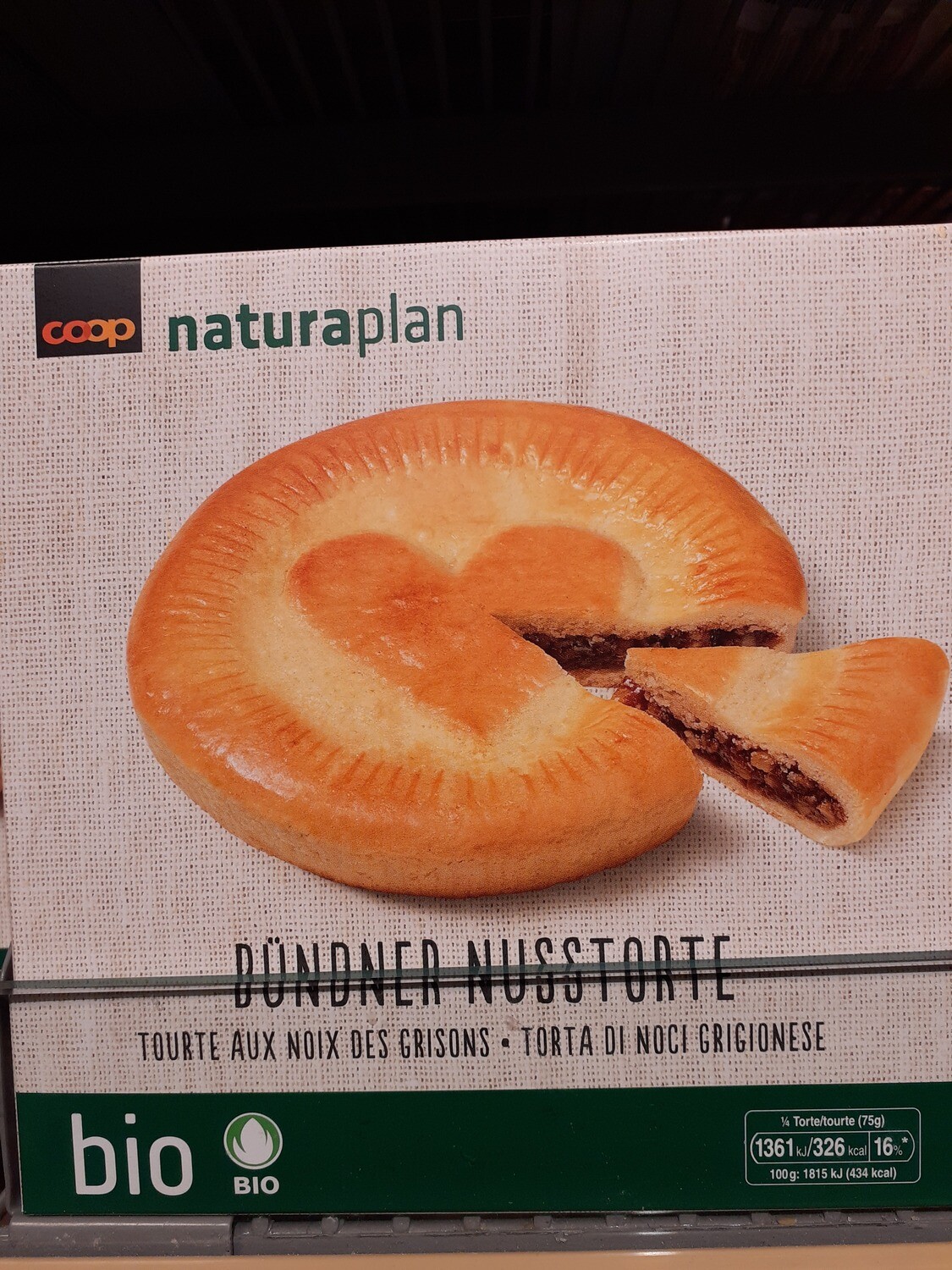 Tourte aux Noix des Grisons Bio 300g