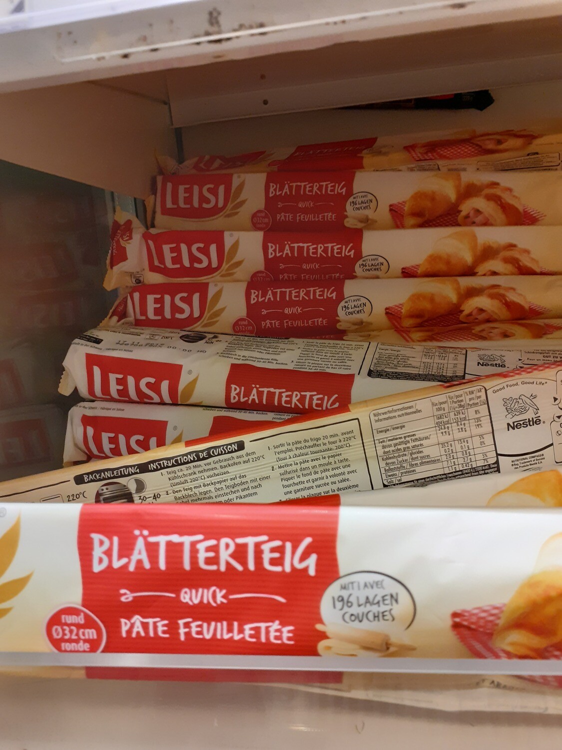 Leisi pate feuilletee ronde 1x230g