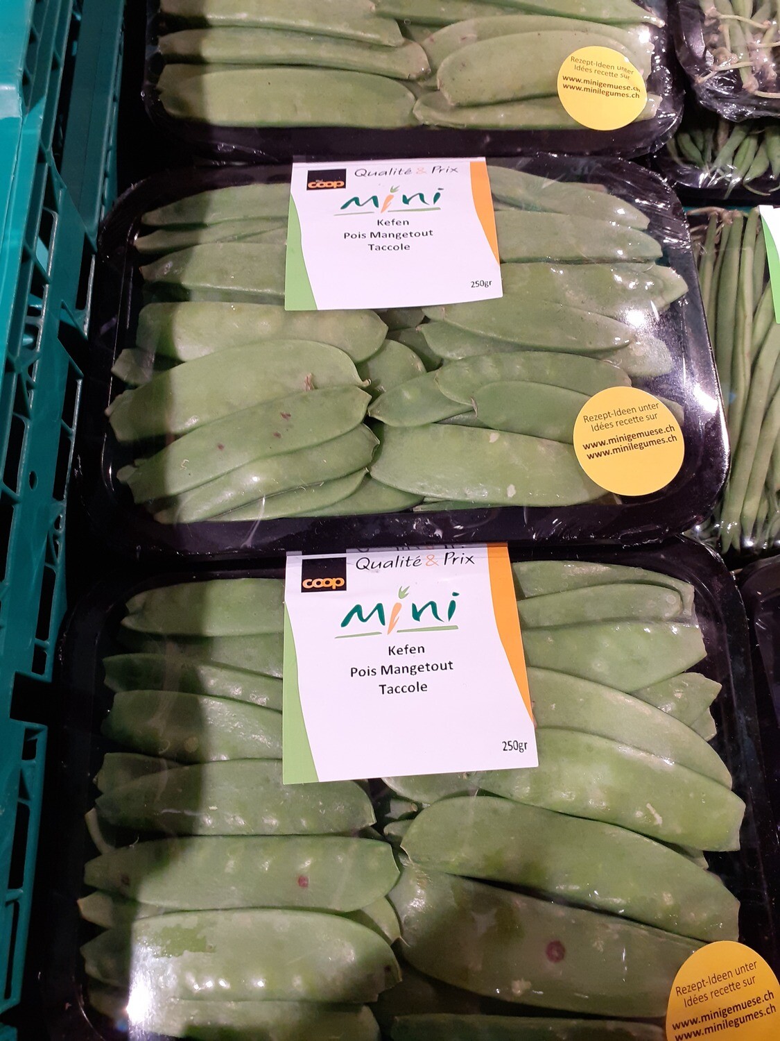 Pois mange-tout 360g 1pce