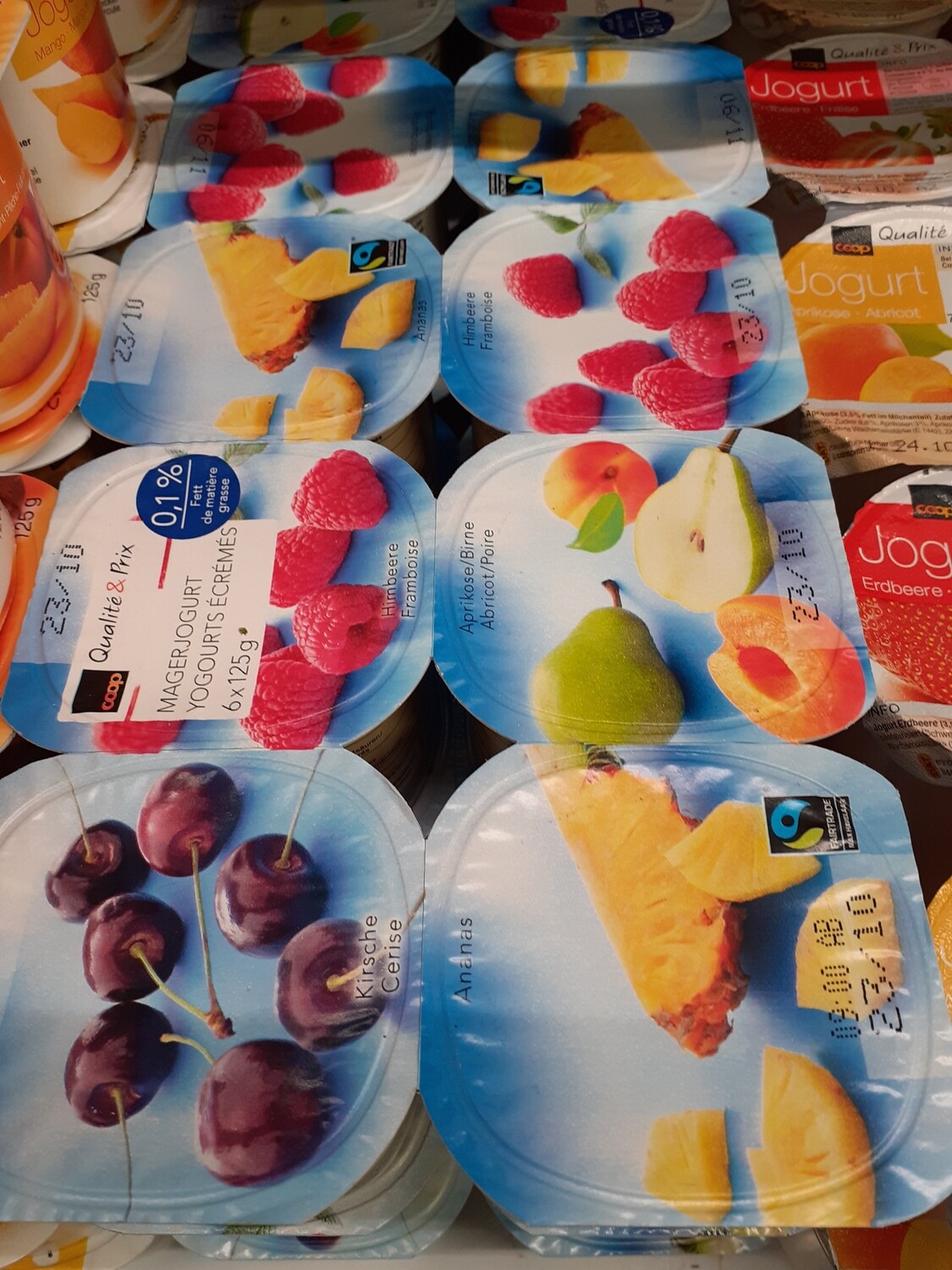 MH yog. écrémé a v. ananas ass. 6x125g