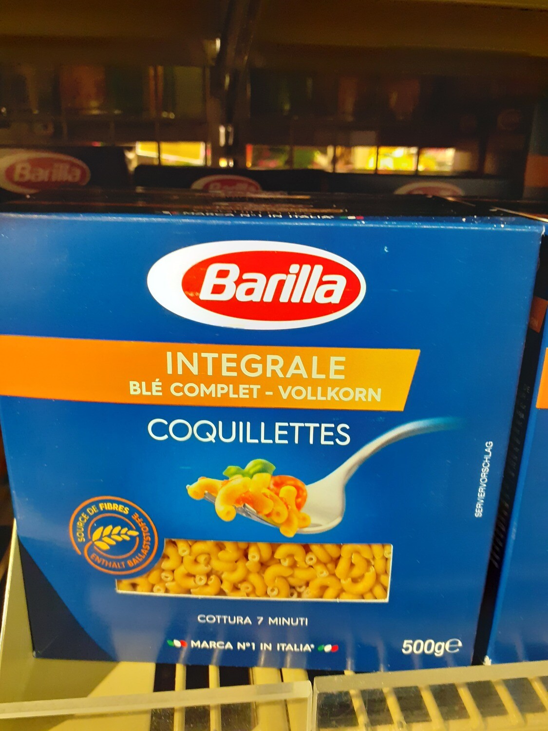 BARILLA Integrale Coquillettes 1x500g