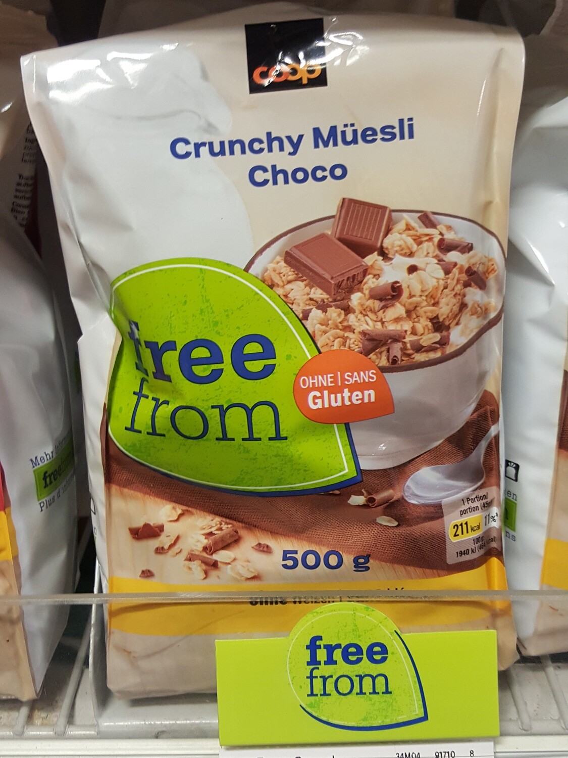 Free From Crunchy Müesli Choco 1x500g