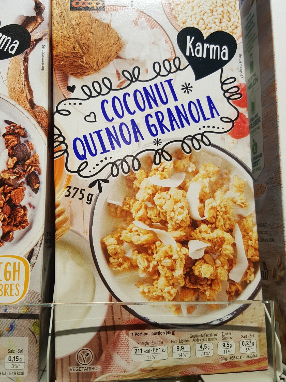 Karma Coconut Quinoa Granola 1x375g