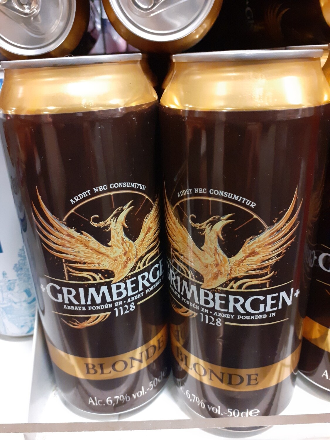 Grimbergen Blonde Bière Canette 1x50cl
