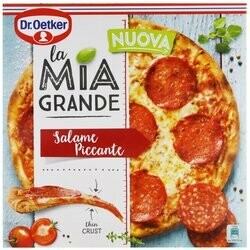 Dr. Oetker Pizza au salami La Mia Grande surgelée 1x380g