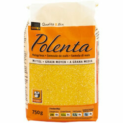 Polenta semoule de maïs grains moyen 750g