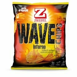 Zweifel Inferno Chips ondulés 120g