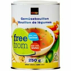 Free From Bouillon de légumes sans lactose 250g