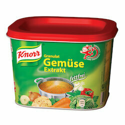 Knorr Bouillon de légumes granulé sans gras 600g