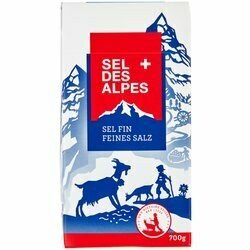 Sel des Alpes sans iode &amp; fluor 700g
