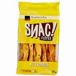 Snac! Flûtes au fromage 130g