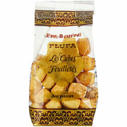 Cubes feuilletés au pavot 125g