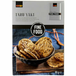 Fine Food Crackers au riz Taru Yaki avec graines de sésame & soja 90g