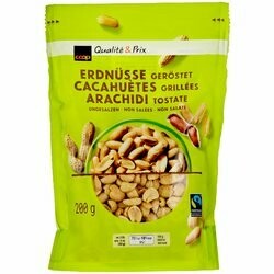 Fairtrade Cacahuètes grillées 200g