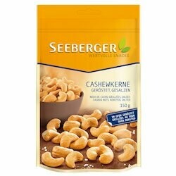 Seeberger Noix de cajou salées 150g