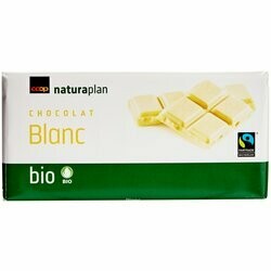 Plaque de chocolat blanc 100g