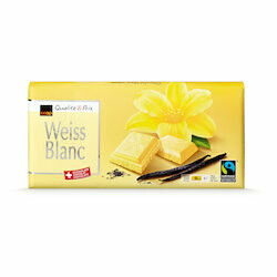 Fairtrade Plaque de chocolat blanc 100g