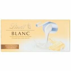 Lindt Tablette de chocolat blanc 100g