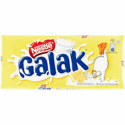 Nestlé Galak Tablette de chocolat blanc 100g