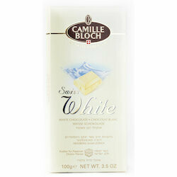 Camille Bloch Plaque de chocolat blanc Koscher 100g