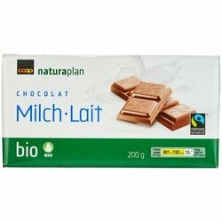 Plaque de chocolat au lait 200g